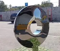 Линза арт  скульптура (519060) ∅ 2500 сталь AISI304 Москва 
