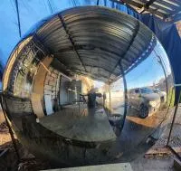 Сфера шар ø 2000 мм. (514274) производство - арт-объект пустотелая в Москве