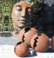 Кортен 3 шара — парк декор (518952) ∅ 950 750 450 мм. Москва
