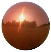 Полый шар  Ø 900 мм. из листовой меди (518754) поставка - сфера арт-объект    Ø 950 мм. пустотелая в Москве